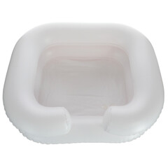 Gumené umývadlo na vlasy s prenosnou sprchou