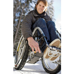 Minilyže na invalidný vozík