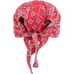 Chladiaca šatka na hlavu, červená
