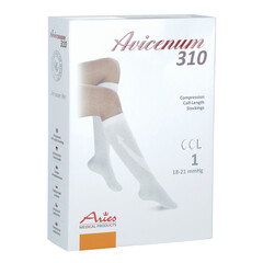 Avicenum 310 DEN – lýtkové pančuchy, biele