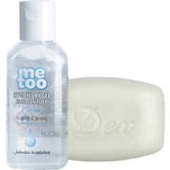 Dezinfekčný set – tuhé mydlo Dex & hygienický gél Me Too, 100 g + 50 ml