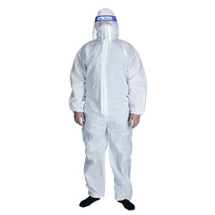 Jednorazový ochranný oblek s kapucňou