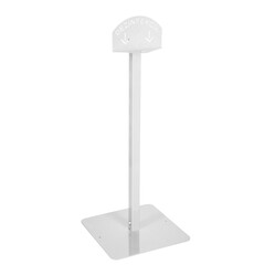 Stojan biely na dezinfekciu rúk, bez dezinfekcie, 100 cm