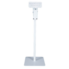 Stojan biely s bezdotykovým dávkovačom dezinfekcie