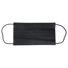 Rúška na tvár s gumičkou – chirurgické čierne, 50 ks