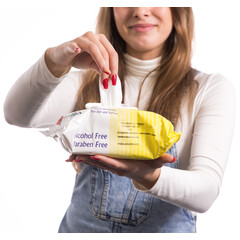 Antibakteriálne vlhčené utierky Fresh Detox, 120 ks