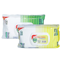 Antibakteriálne vlhčené utierky Fresh Detox, 120 ks