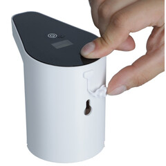 Automatický dávkovač dezinfekcie so stojanom UNIZDRAV, červený