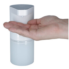 Automatický dávkovač dezinfekcie so stojanom UNIZDRAV, červený