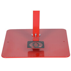 Stojan červený na dezinfekciu rúk, bez dezinfekcie, 110 cm