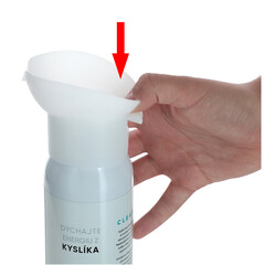 Kyslíková fľaša s náustkom ClearO2 Oxygen, 15 l