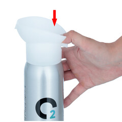 Kyslíková fľaša s náustkom ClearO2 Oxygen, 15 l