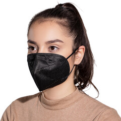 Respirátor FFP2 bez výdychového ventilu, čierny