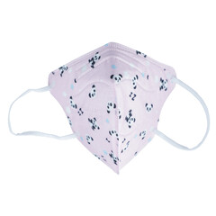 Detský respirátor FFP2 bez výdychového ventilu, ružový