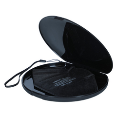 Hygienický obal na respirátory a rúška, čierny