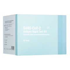 Neinvazívny antigénový certifikovaný výterový test na COVID-19 s 99 % úspešnosťou výsledkov, 25 ks