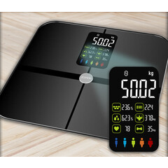 SMART váha s diagnostikou 15 telesných parametrov + LED displej, Bluetooth a mobilná aplikácia
