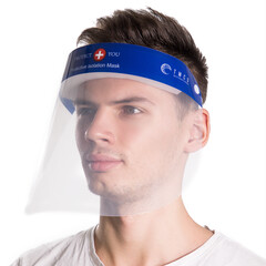 Ochranný štít s gumičkou, 1 ks