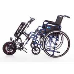 Prídavný pohon pre aktívny invalidný vozík