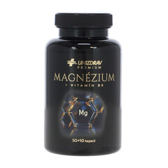 Magnézium bisglycinát + vitamín B6 UNIZDRAV, 50 + 10 kapsúl zdarma