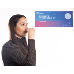 Zybio Antigénový certifikovaný samotest – self test zo špičky nosa na COVID-19, 1 ks