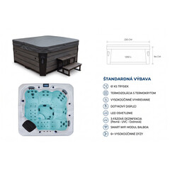 SMART Vírivka UniSPA Max pre 5 osôb