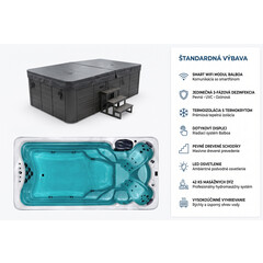SwimSpa LUX SUNRANS SR853 s protiprúdom a technológiou Balboa