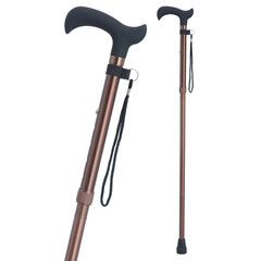 Skladacia palica Derby hnedá