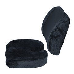 Ortopedický vankúš na sedenie + ortopedická opierka chrbta – kompletný set