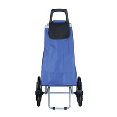 Nákupná taška na kolieskach, modrá