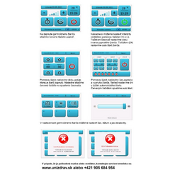 Germicídny žiarič UNIZDRAV uzavretý nástenný – čierne vyhotovenie