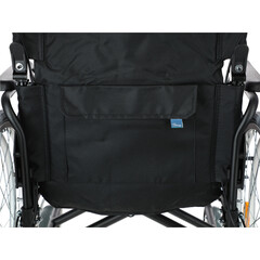 Invalidný vozík odľahčený s brzdami pre doprovod