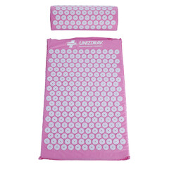 Akupresúrna podložka s vankúšom UNIZDRAV, ružová