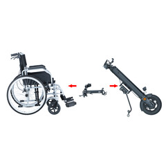 Elektrický prídavný pohon pre invalidné vozíky - MIJO