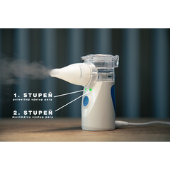 Prenosný batériový inhalátor s nebulizačnou funkciou a USB napájaním