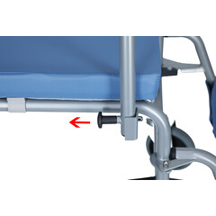 Toaletné kreslo pojazdné  Komoda 45