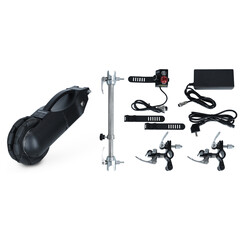 Elektrický prídavný pohon k invalidnému vozíku určený pre doprovod