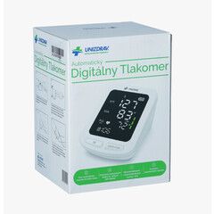 Automatický digitálny tlakomer UNIZDRAV s pamäťou 200 záznamov - POŠKODENÝ PÔVODNÝ OBAL
