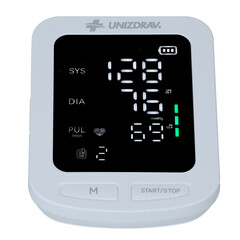 Automatický digitálny tlakomer UNIZDRAV s pamäťou 200 záznamov - POŠKODENÝ PÔVODNÝ OBAL