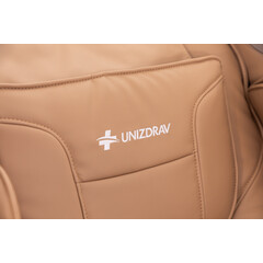 Masážne elektrické kreslo RelaxPro 3D MASSAGER, bielo-hnedé