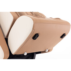 Masážne elektrické kreslo RelaxPro 3D MASSAGER, bielo-hnedé