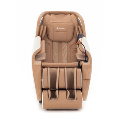 Masážne elektrické kreslo RelaxPro 3D MASSAGER, bielo-hnedé