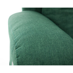 Relaxačné polohovacie kreslo, smaragdovo-zelená látka