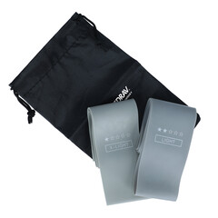 Odporové posilňovacie gumy sivé, sada 5 ks