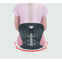 Ergonomická opierka na správne držanie tela Curble Chair Comfy, sivá