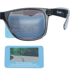 Polarizačné okuliare UNIZDRAV hnedé + pevné puzdro, vrecúško a testovacia sada