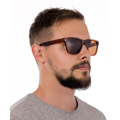 Polarizačné okuliare UNIZDRAV hnedé + pevné puzdro, vrecúško a testovacia sada