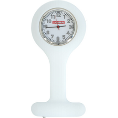 Silikónové hodinky, biele