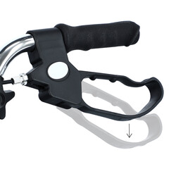 Štvorkolesové chodítko odľahčené, bordové