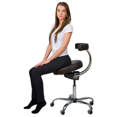 Ergonomická stolička do ambulancie, oranžová